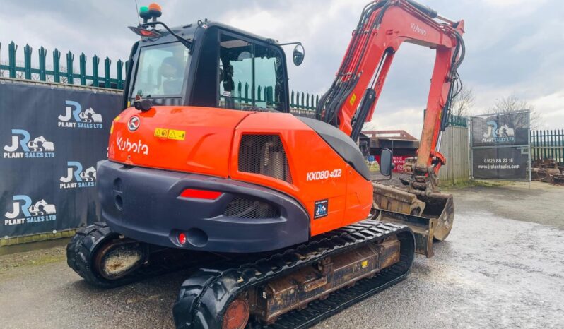 2020 Kubota KX080-4 Excavator full