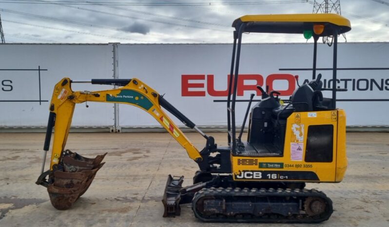 2020 JCB 16C-1 Mini Excavators For Auction: Leeds, UK – 30th April, 1st, 2nd & 3rd May 25 full