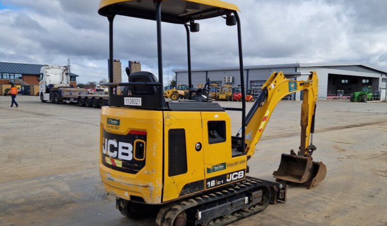 2020 JCB 16C-1 Mini Excavators For Auction: Leeds, UK – 30th April, 1st, 2nd & 3rd May 25 full