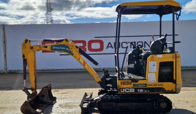 2019 JCB 16C-1 Mini Excavators For Auction: Leeds, UK – 30th April, 1st, 2nd & 3rd May 25 full