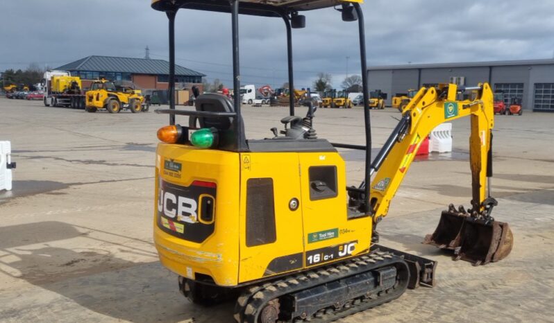 2020 JCB 16C-1 Mini Excavators For Auction: Leeds, UK – 30th April, 1st, 2nd & 3rd May 25 full