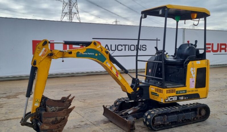 2020 JCB 16C-1 Mini Excavators For Auction: Leeds, UK – 30th April, 1st, 2nd & 3rd May 25