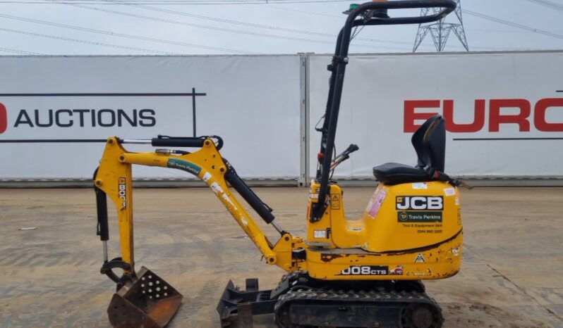 2020 JCB 8008CTS Micro Excavators For Auction: Leeds, UK – 30th April, 1st, 2nd & 3rd May 25 full