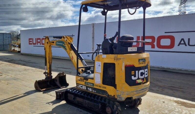 2019 JCB 16C-1 Mini Excavators For Auction: Leeds, UK – 30th April, 1st, 2nd & 3rd May 25 full