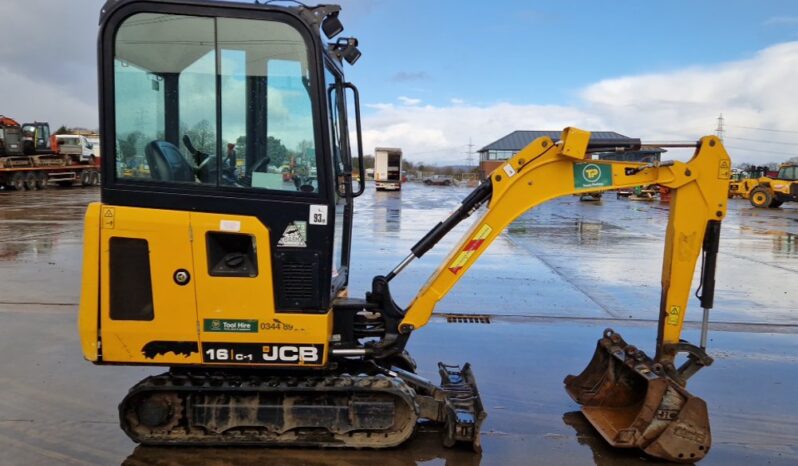 2020 JCB 16C-1 Mini Excavators For Auction: Leeds, UK – 30th April, 1st, 2nd & 3rd May 25 full